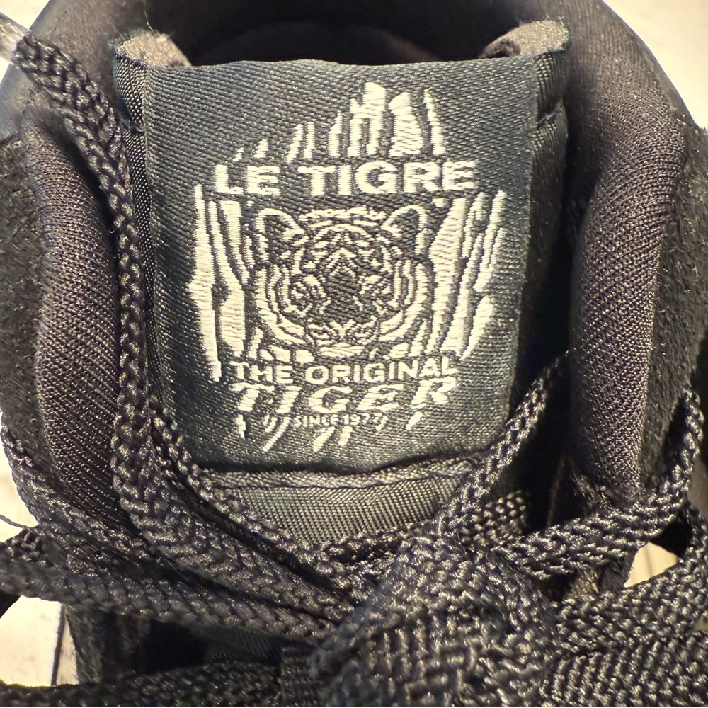 Le Tigre Midtown Hightop Black and White Shoe Size 8.5 - Picture 8 of 12